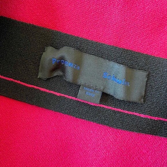 proenza schouler fluted one shoulder cut-out stretch knit midi dress - Picture 11 of 12